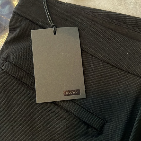 Away Travel The Laid Back Wool Blend Stretch Trouser in Black NWT! - Picture 14 of 14